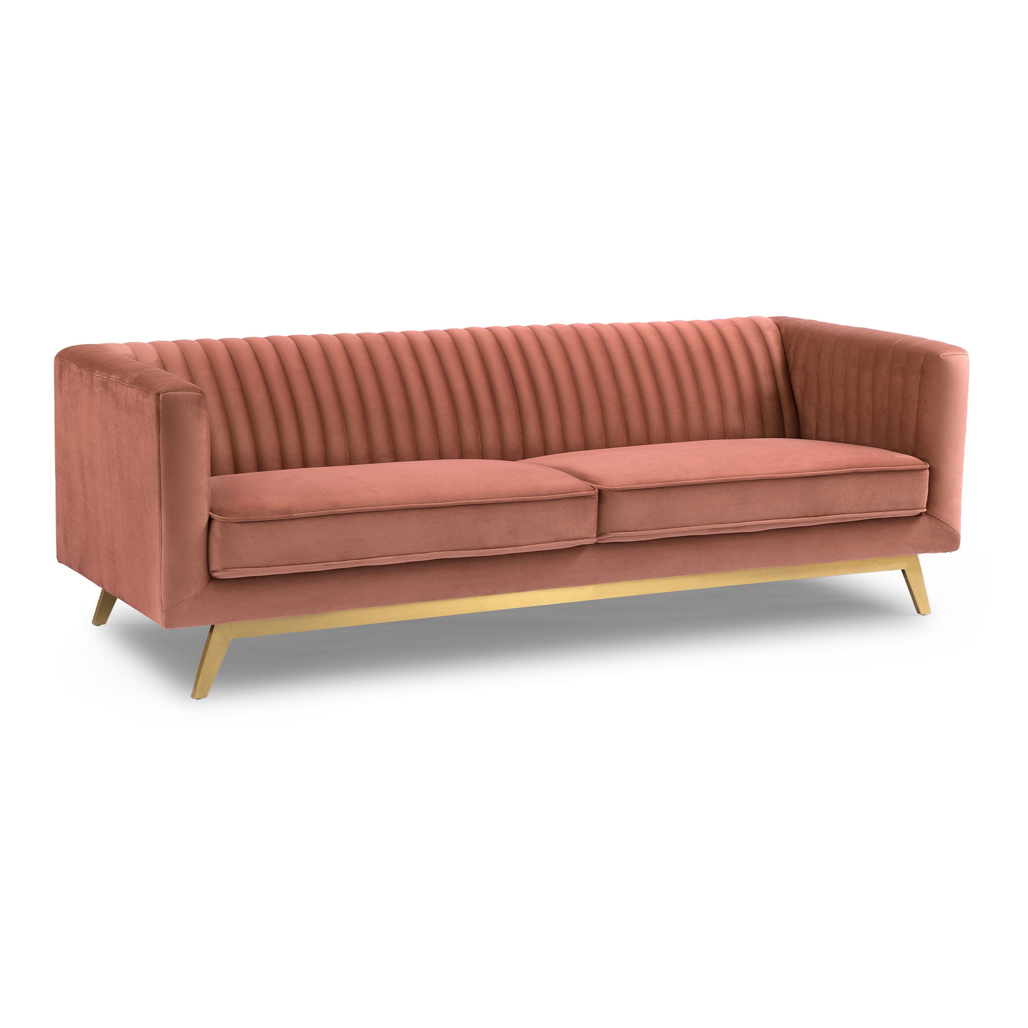 Liv - Modern Velvet Sofa - Premium Stationary Sofas from Armen Living - Just $1432.50! Shop now at brett interiors