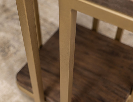 Onix - End Table - Mahogany Brown - Premium End Tables from International Furniture Direct - Just $462.50! Shop now at brett interiors