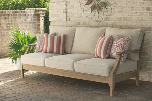 Clare - Beige - Sofa With Cushion - Premium Sofas from Ashley Furniture - Just $1413.13! Shop now at brett interiors