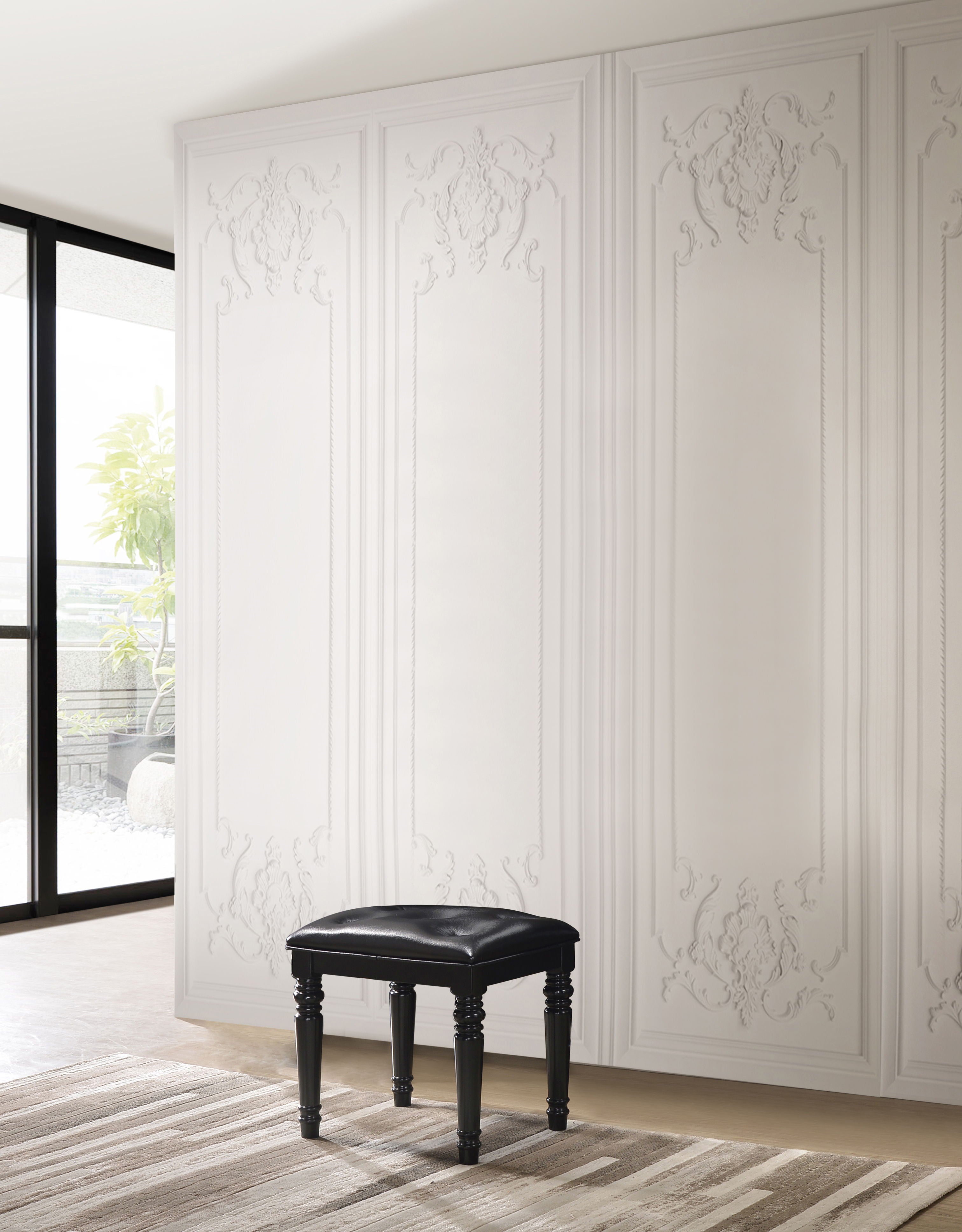 Valentino - Vanity Table Stool - Premium Vanity Stools from New Classic - Just $125! Shop now at brett interiors