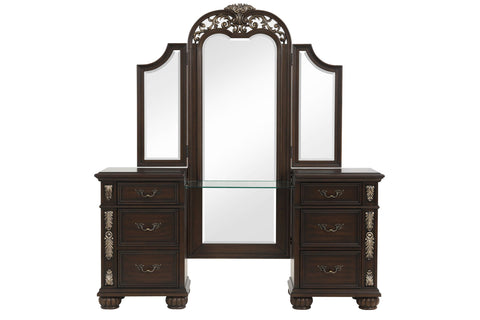 Maximus - Vanity Table - Madeira - Premium Vanity Desks from New Classic - Just $825! Shop now at brett interiors