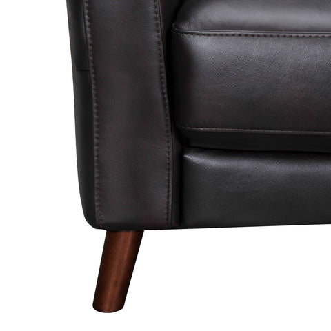 Almafi - 82" Leather Sofa - Premium Stationary Sofas from Armen Living - Just $3010! Shop now at brett interiors