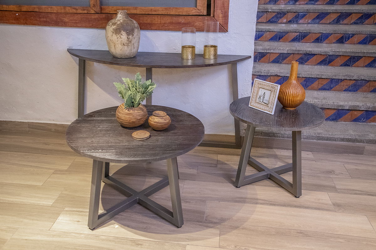 Choiba - Sofa Table - Brown - Premium Sofa Tables from International Furniture Direct - Just $327.50! Shop now at brett interiors