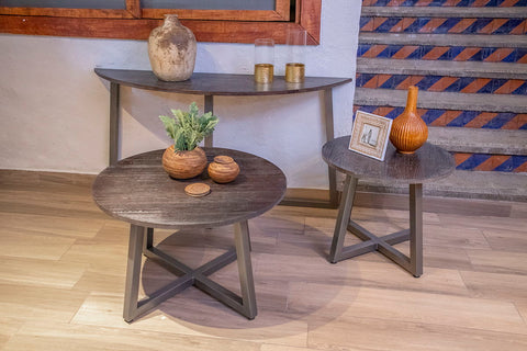 Choiba - Sofa Table - Brown - Premium Sofa Tables from International Furniture Direct - Just $327.50! Shop now at brett interiors