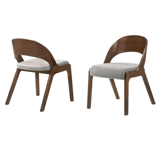 Polly - Mid-Century Upholstered Dining Chairs - (Set of 2) - Premium Chair Sets from Armen Living - Just $425! Shop now at brett interiors