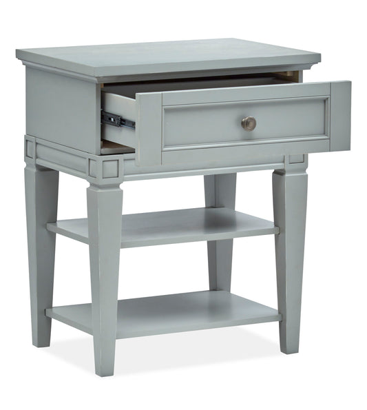 Glenbrook - Open Nightstand - Pebble - Premium Accent Nightstands from Magnussen Furniture - Just $455! Shop now at brett interiors