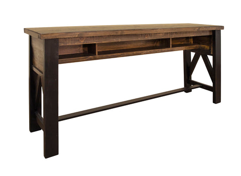 Loft Brown - Counter Height Sofa Table - Two Tone Gray / Brown - Premium Sofa Tables from International Furniture Direct - Just $932.50! Shop now at brett interiors
