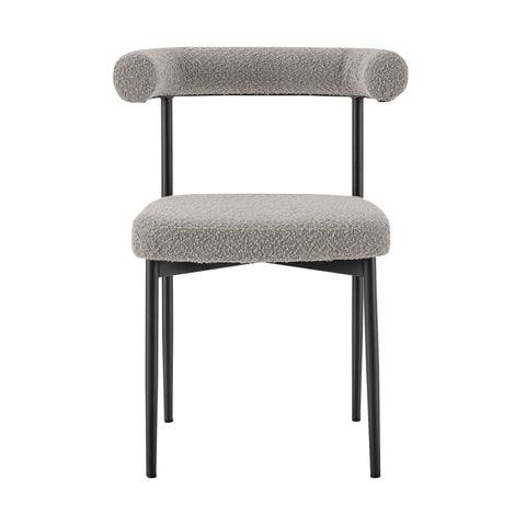 Shannon - Dining Chair (Set of 2) - Black Legs - Premium Chair Sets from Armen Living - Just $700! Shop now at brett interiors