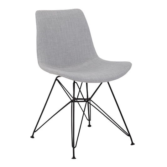Palmetto - Contemporary Dining Chair - Gray / Black - Premium Counter Chairs from Armen Living - Just $180! Shop now at brett interiors