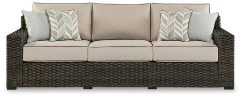 Coastline Bay - Brown - Sofa With Cushion - Premium Sofas from Signature Design by Ashley® - Just $1800.63! Shop now at brett interiors