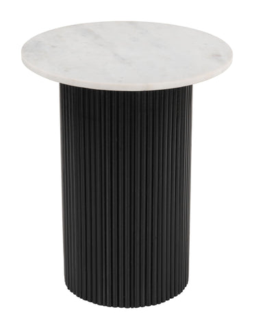 Izola - Side Table - White / Black - Premium Side Tables from Zuo Modern - Just $750! Shop now at brett interiors