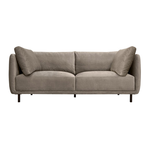 Serenity - 79" Fabric Sofa With Black Metal Legs - Premium Stationary Sofas from Armen Living - Just $1752.50! Shop now at brett interiors