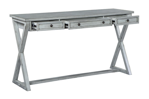 Keats - Three Drawer Console - Stephanie Soft Gray - Premium Console Tables from Coast2Coast Home - Just $2310! Shop now at brett interiors
