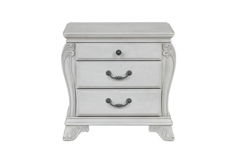 Cambria Hills - Nightstand - Mist Gray - Premium Accent Nightstands from New Classic - Just $375! Shop now at brett interiors