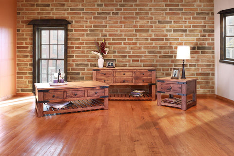 Parota - End Table - Cinnamon Brown - Premium End Tables from International Furniture Direct - Just $577.50! Shop now at brett interiors