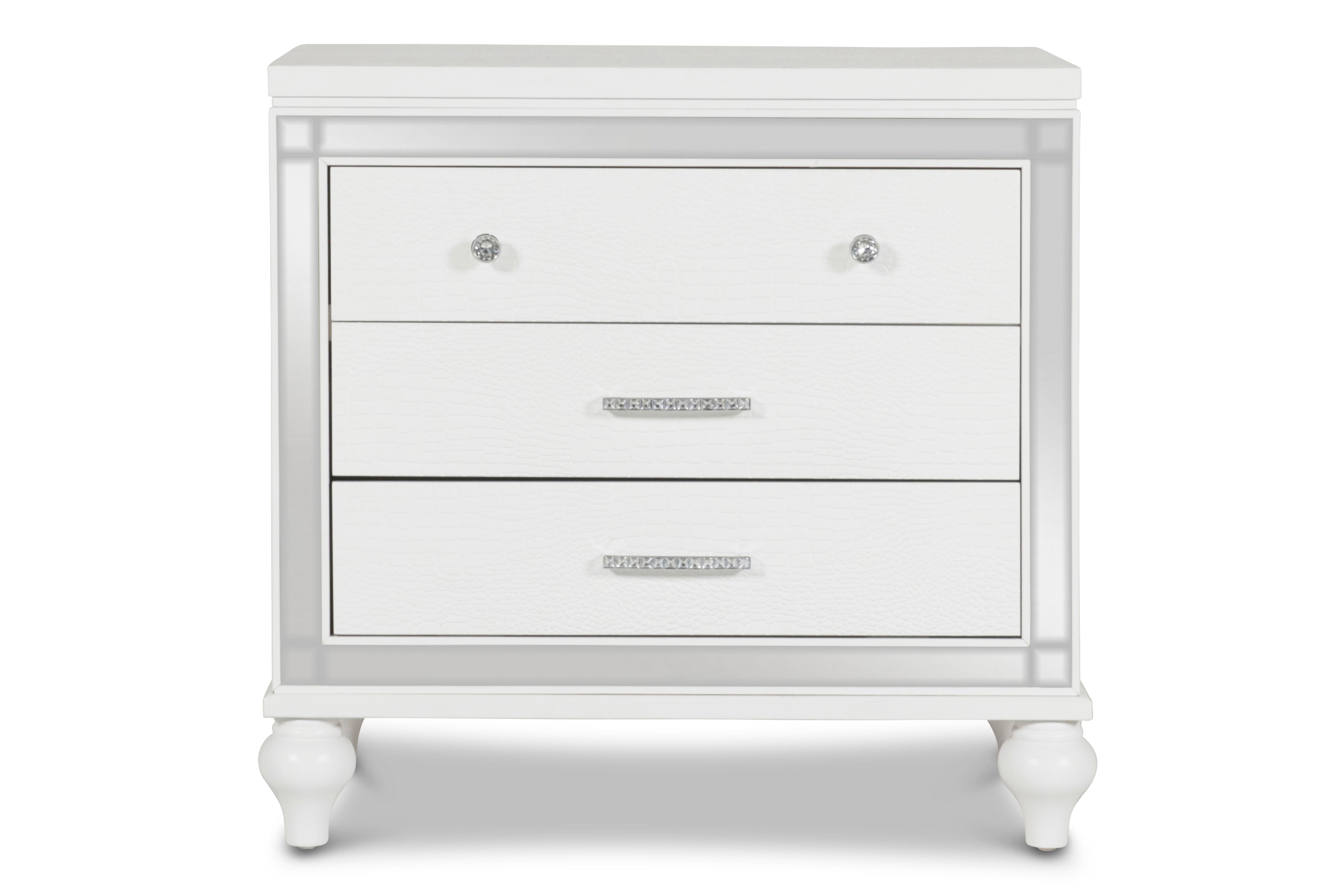 Valentino - Nightstand - Premium Accent Nightstands from New Classic - Just $350! Shop now at brett interiors