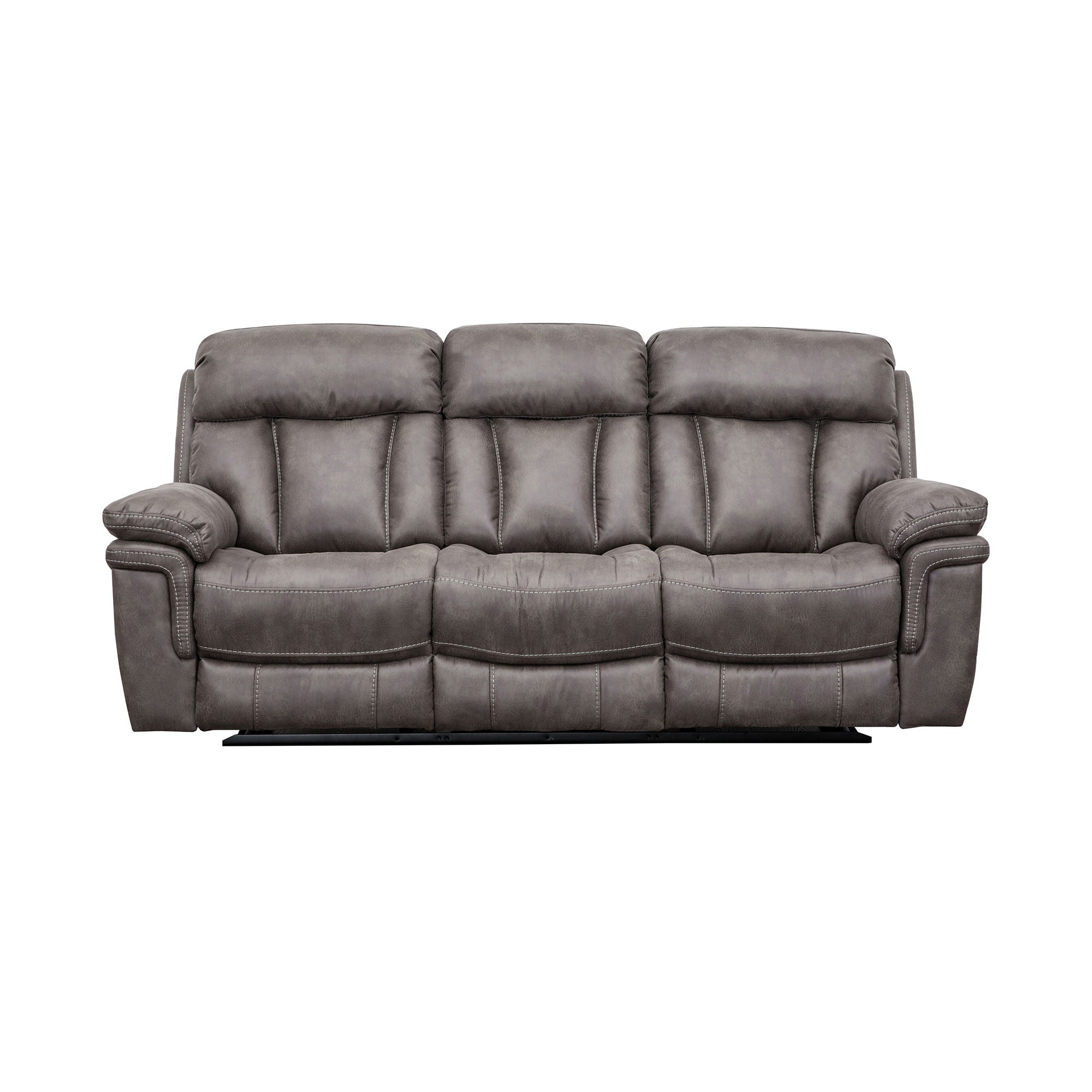 Estelle - Power Reclining Sofa - Gunmetal - Premium Reclining Sofas from Armen Living - Just $2057.50! Shop now at brett interiors