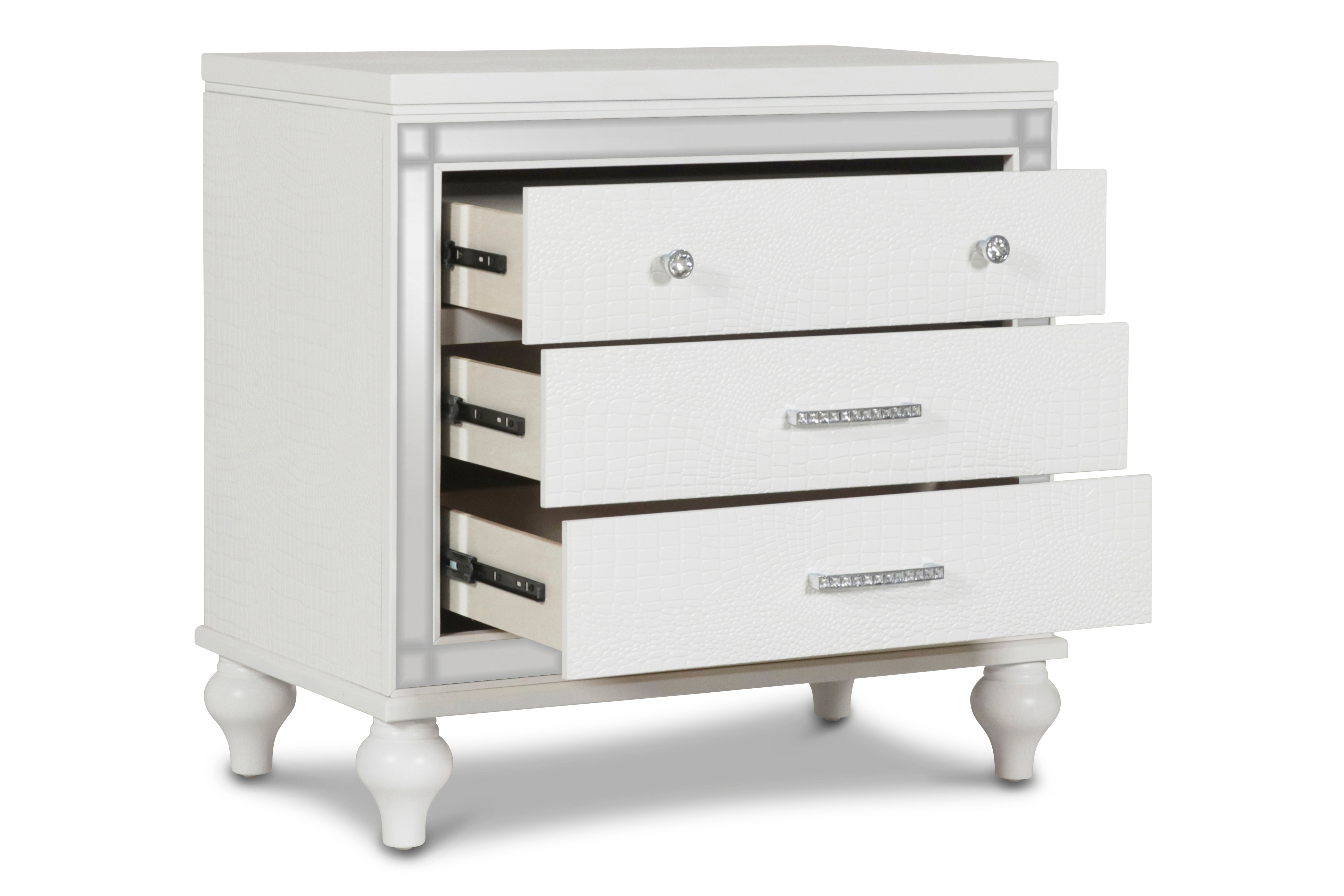 Valentino - Nightstand - Premium Accent Nightstands from New Classic - Just $350! Shop now at brett interiors