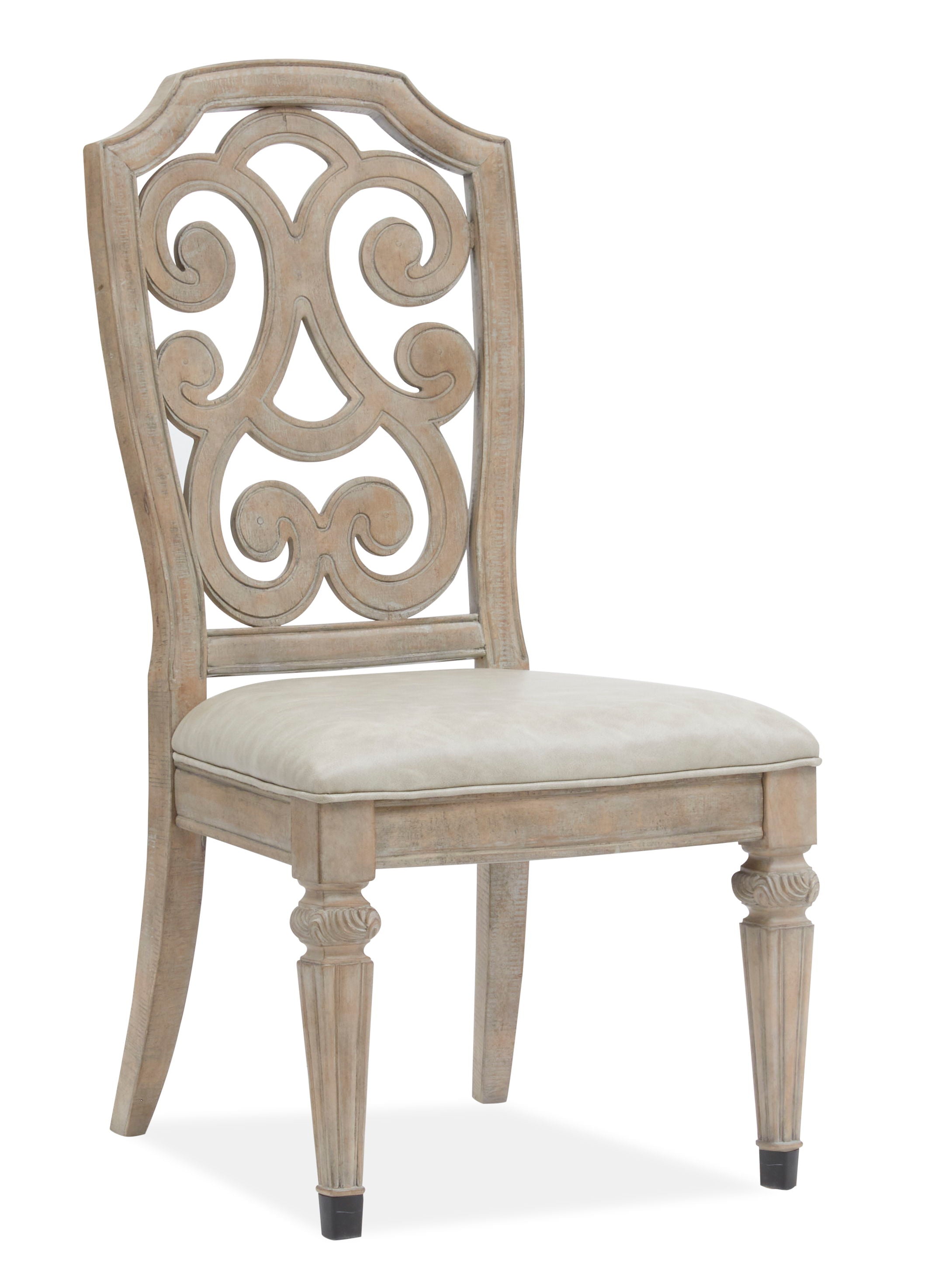 Marisol - Dining Side Chair With Upholstered Seat (Set of 2) - Fawn - Premium Chair Sets from Magnussen Furniture - Just $1120! Shop now at brett interiors