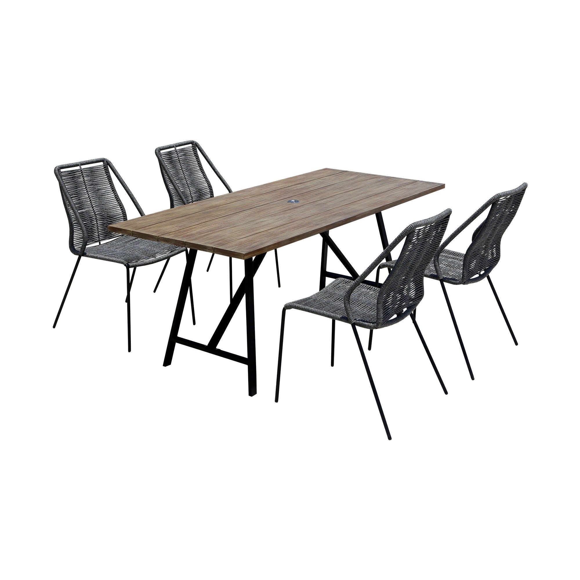 Frinton And Clip - Dining Set - Premium 5 Piece Outdoor Sets from Armen Living - Just $2382.50! Shop now at brett interiors