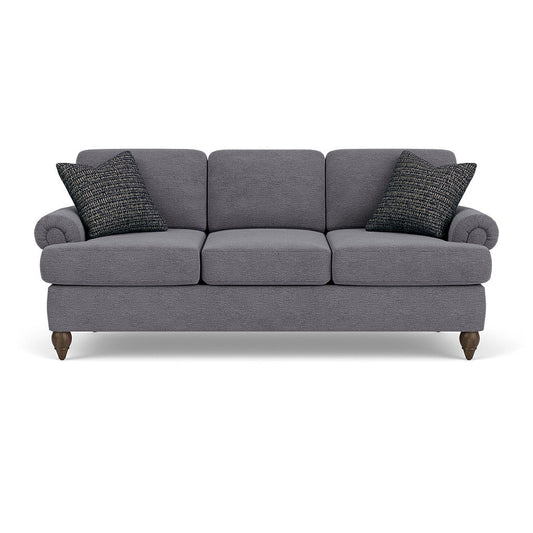Moxy - Sofa - Dark Gray - Fabric - Premium Stationary Sofas from Flexsteel - Just $1937.50! Shop now at brett interiors