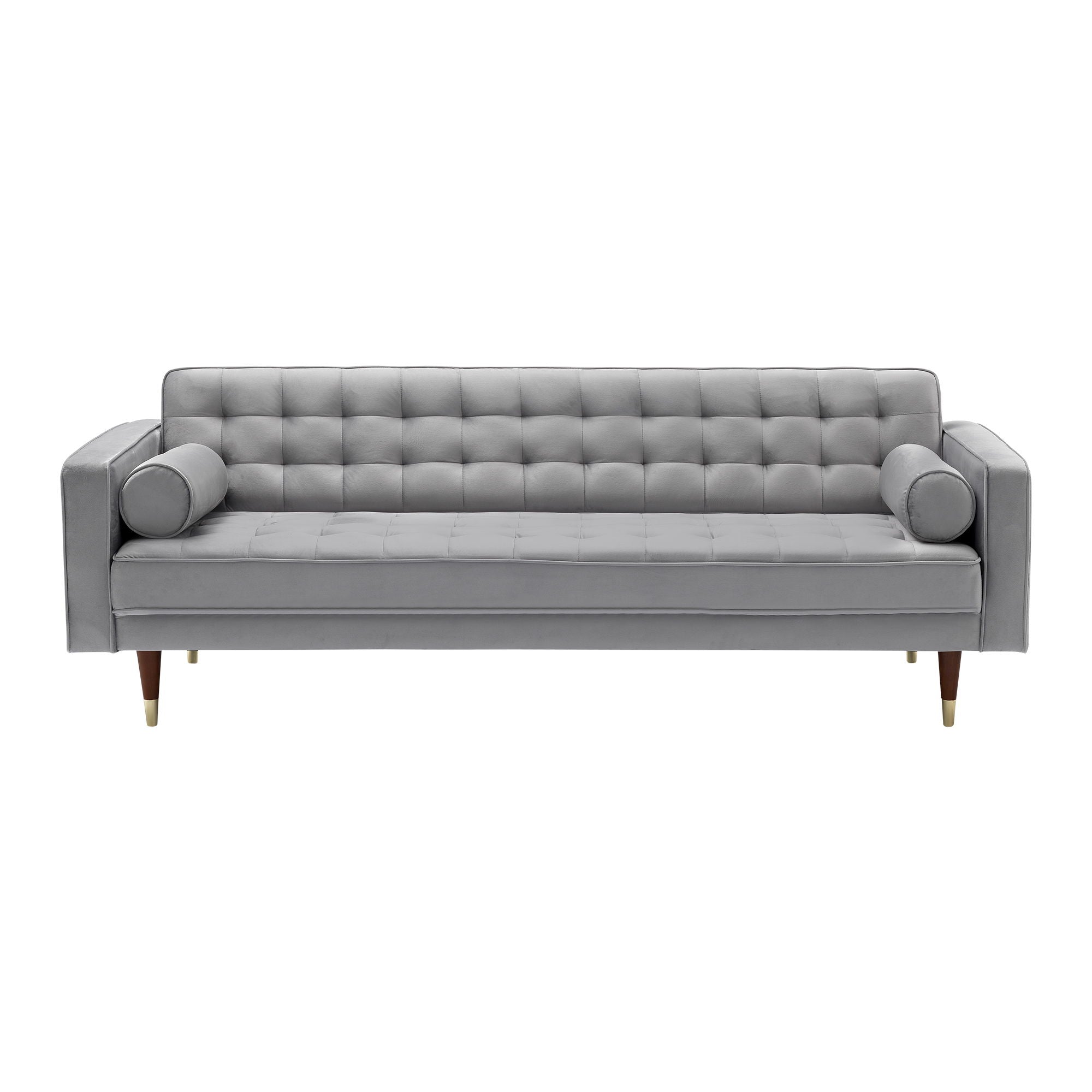 Somerset - Velvet Mid Century - Modern Sofa - Premium Stationary Sofas from Armen Living - Just $1392.50! Shop now at brett interiors