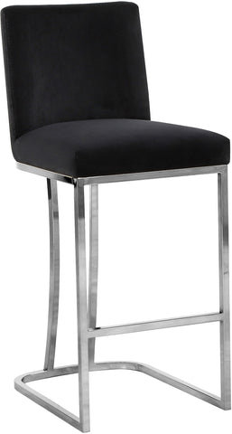 Heidi - Stool with Chrome Legs - Premium Adjustable Height from Meridian Furniture - Just $312.50! Shop now at brett interiors
