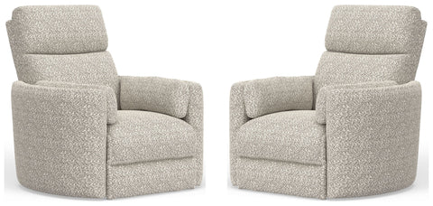 Radius - Power Swivel Glider Recliner (Set of 2) - Premium Chair Sets from Parker Living - Just $1745! Shop now at brett interiors