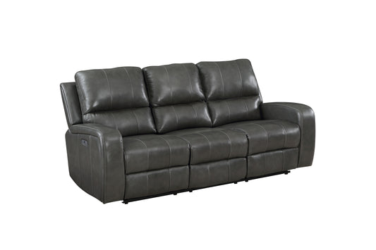 Linton - Leather Sofa With Power Footrest - Premium Reclining Sofas from New Classic - Just $1597.50! Shop now at brett interiors