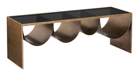 Reed - Coffee Table - Brass / Black - Premium Coffee Tables from Zuo Modern - Just $1225! Shop now at brett interiors