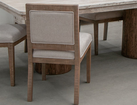 Aruba - Chair - Brown / Light Silver - Premium Side Chairs from International Furniture Direct - Just $350! Shop now at brett interiors