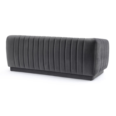 Kinsley - Modern Velvet Sofa - Premium Stationary Sofas from Armen Living - Just $1382.50! Shop now at brett interiors