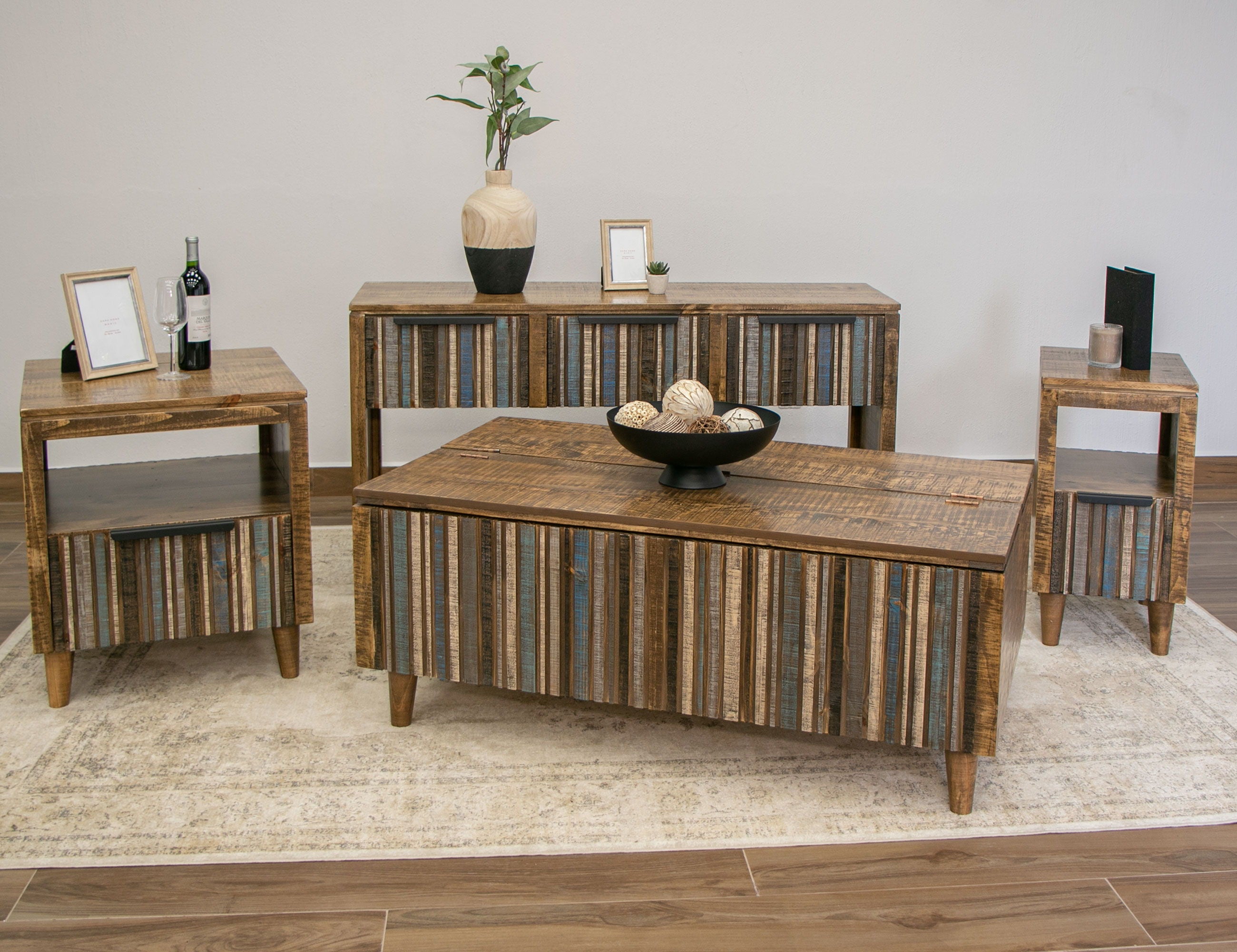 Tiza - Sofa Table - Peanut Brown - Premium Sofa Tables from International Furniture Direct - Just $787.50! Shop now at brett interiors