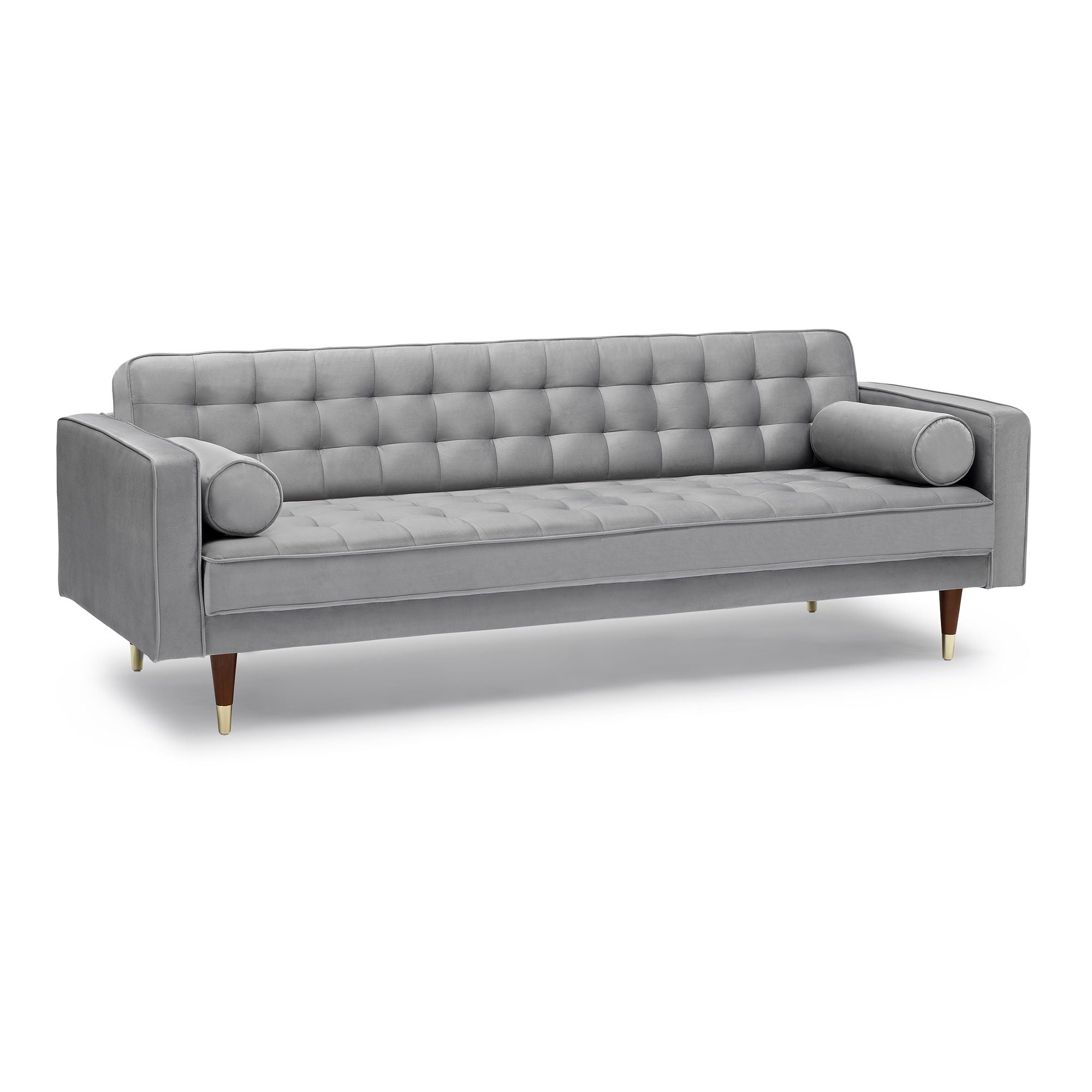 Somerset - Velvet Mid Century - Modern Sofa - Premium Stationary Sofas from Armen Living - Just $1392.50! Shop now at brett interiors