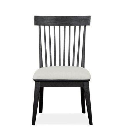Harper Springs - Dining Side Chair With Upholstered Seat&Windsor Back (Set of 2) - Silo White - Premium Chair Sets from Magnussen Furniture - Just $580! Shop now at brett interiors