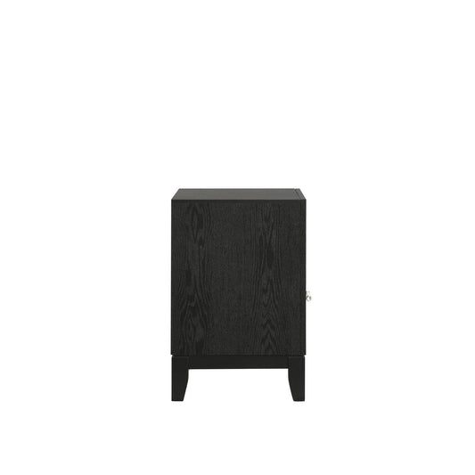 Obsidian - Nightstand - Black - Premium Accent Nightstands from New Classic - Just $175! Shop now at brett interiors