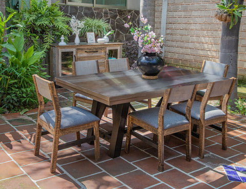 Loft Brown - Chair (Set of 2) - Two Tone Gray / Brown - Premium Chair Sets from International Furniture Direct - Just $475! Shop now at brett interiors