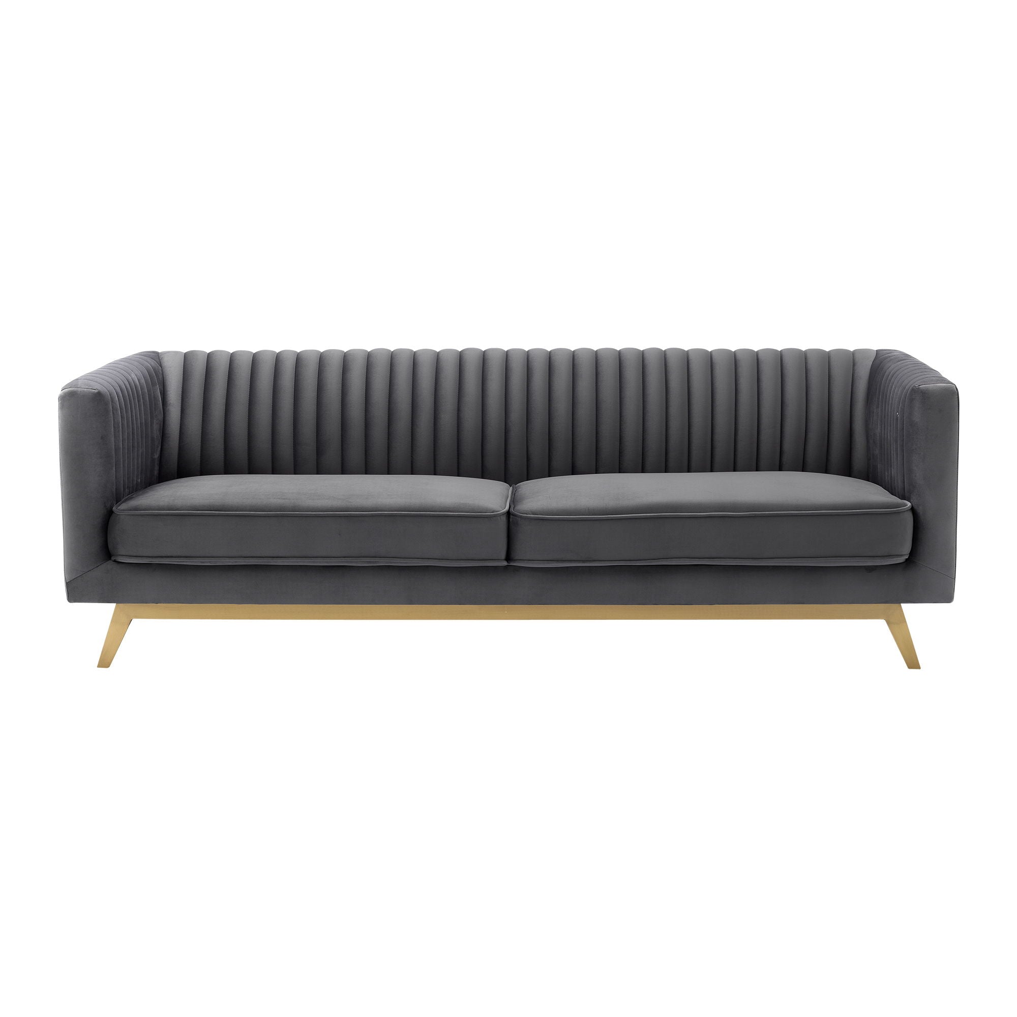 Liv - Modern Velvet Sofa - Premium Stationary Sofas from Armen Living - Just $1432.50! Shop now at brett interiors