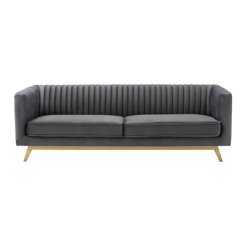 Liv - Modern Velvet Sofa - Premium Stationary Sofas from Armen Living - Just $1432.50! Shop now at brett interiors