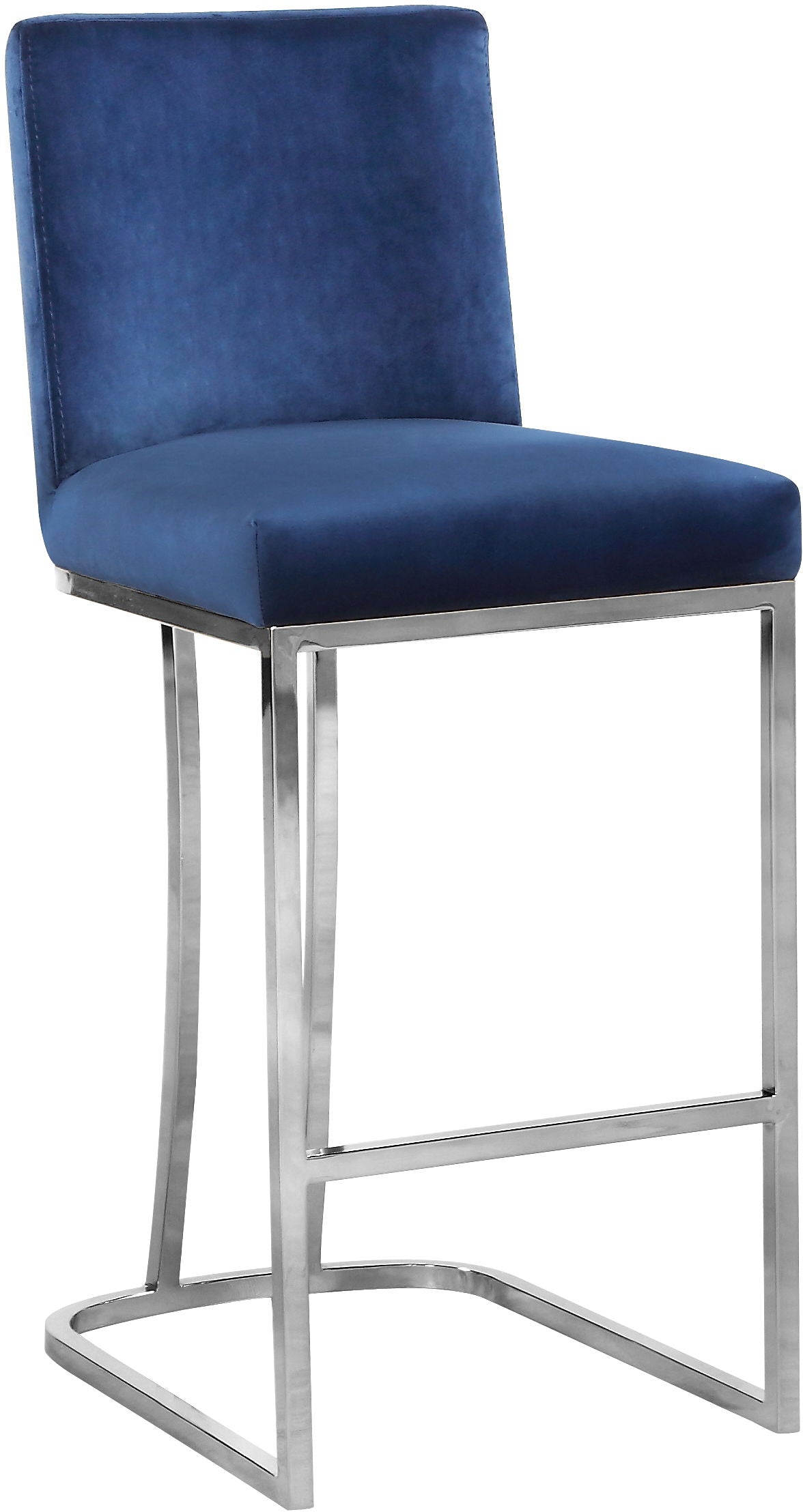 Heidi - Stool with Chrome Legs - Premium Adjustable Height from Meridian Furniture - Just $312.50! Shop now at brett interiors