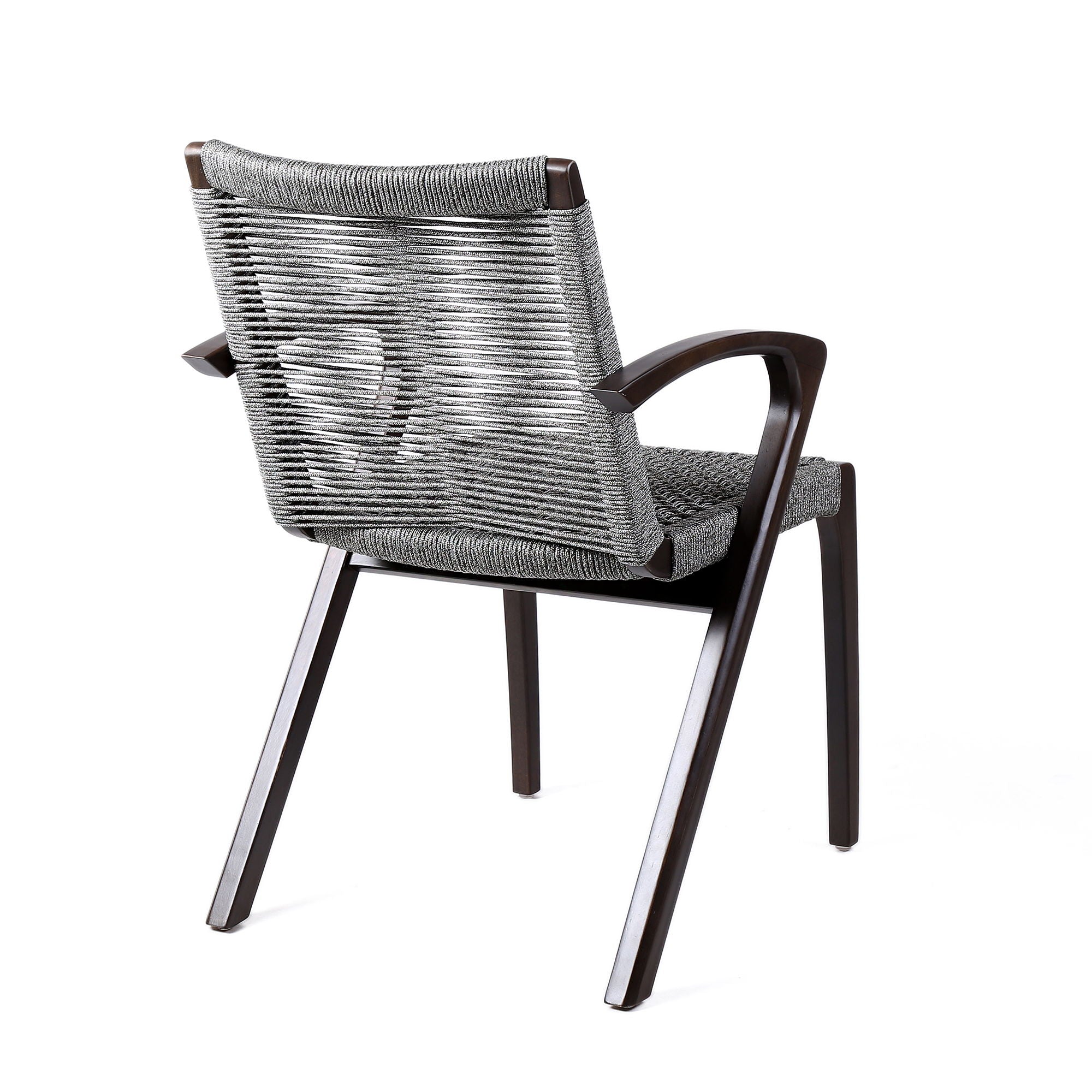 Oasis - And Brielle Outdoor 5 Piece Dark Dining Set - Eucalyptus / Concrete - Premium 5 Piece Outdoor Sets from Armen Living - Just $3140! Shop now at brett interiors