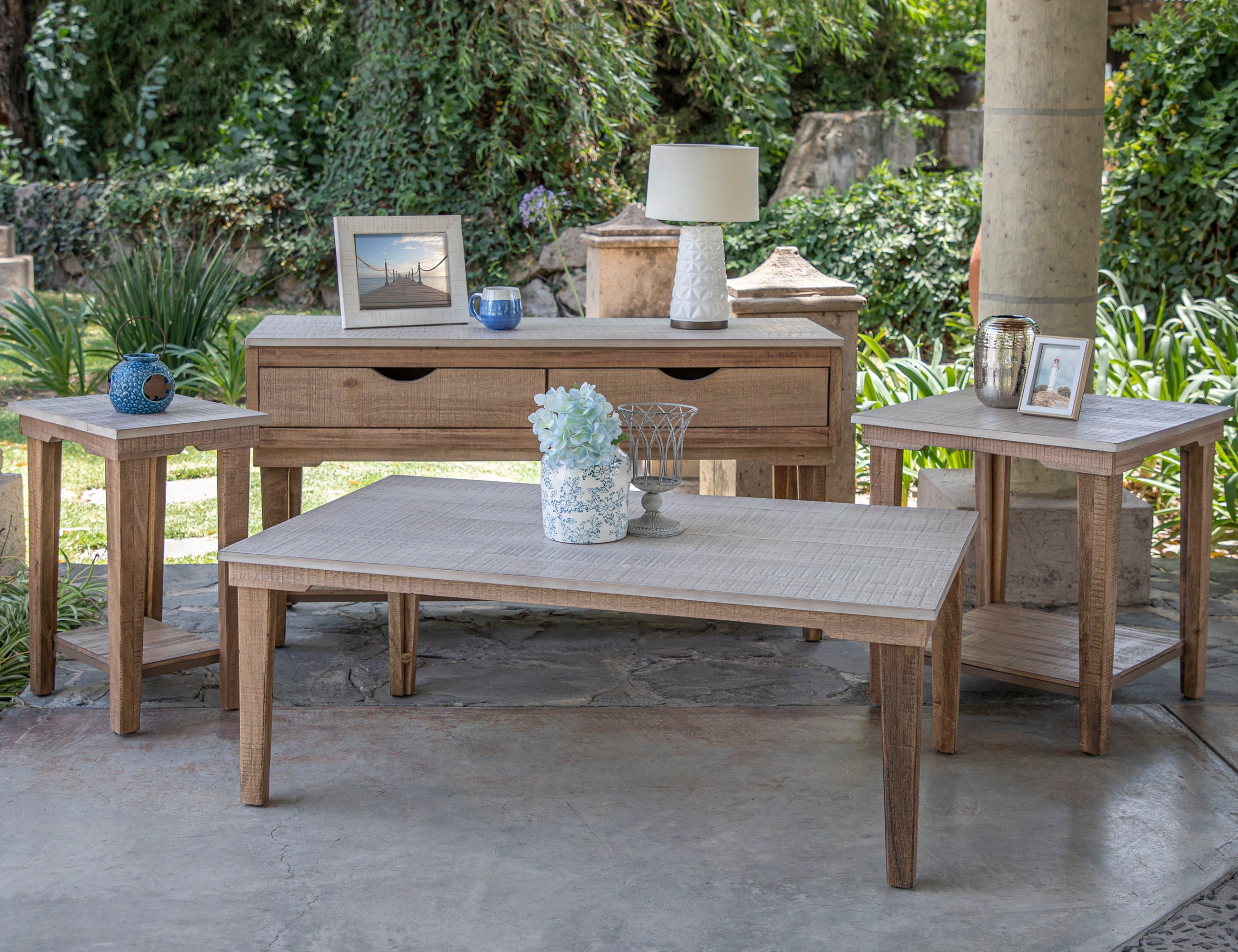 Tulum - End Table - Golden Brown - Premium End Tables from International Furniture Direct - Just $337.50! Shop now at brett interiors