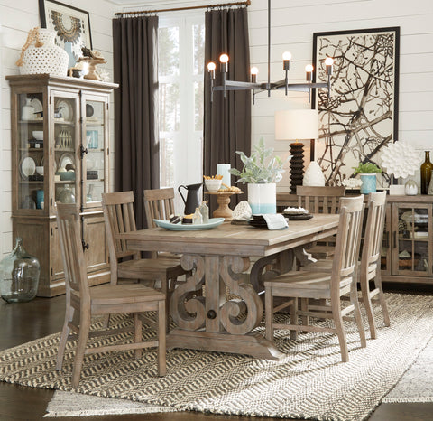 Tinley Park - Rectangular Dining Table - Dove Tail Grey - Premium Dining Tables from Magnussen Furniture - Just $1978! Shop now at brett interiors