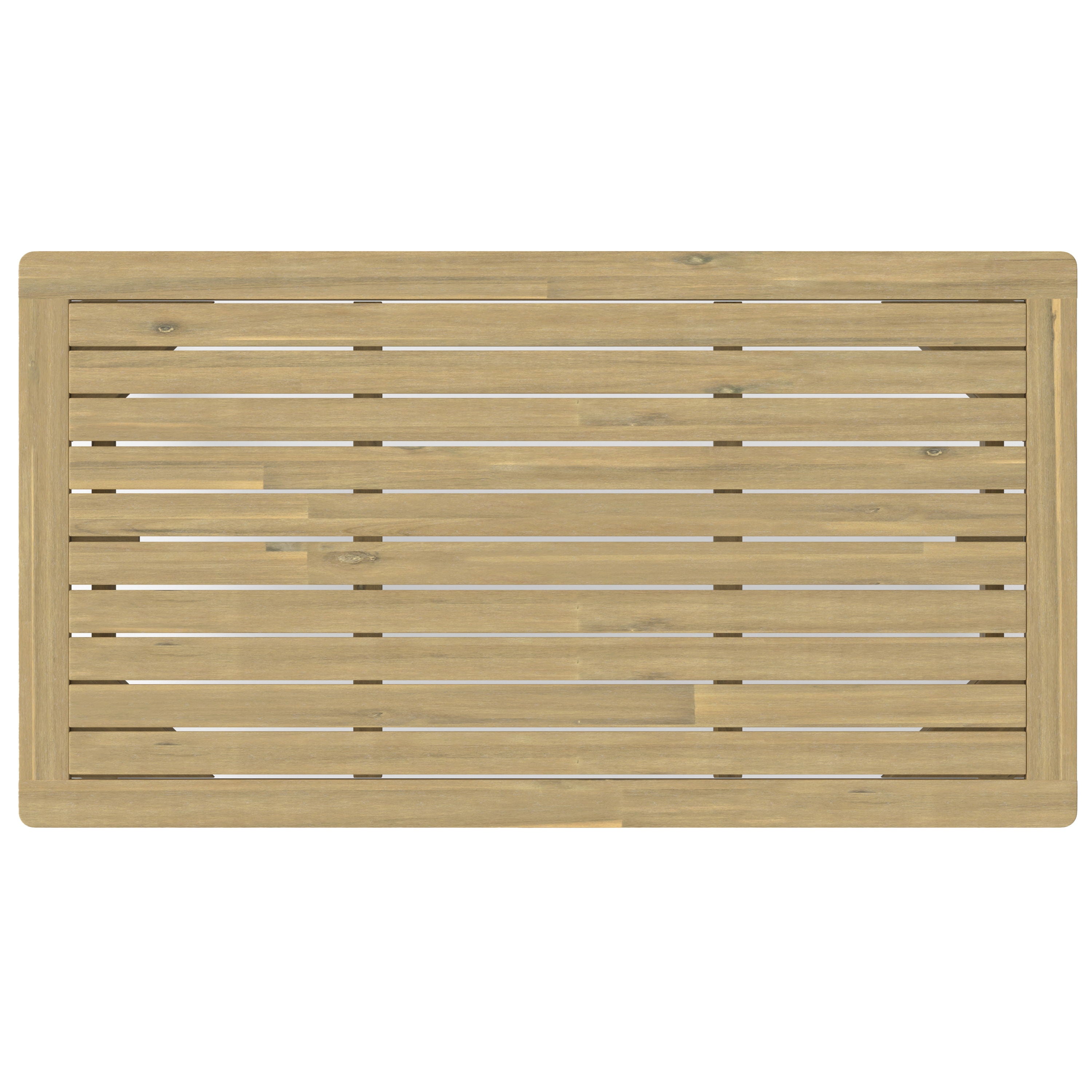 Palmetto - Outdoor Coffee Table - Light Teak - Premium Coffee Tables from Simpli Home - Just $265! Shop now at brett interiors