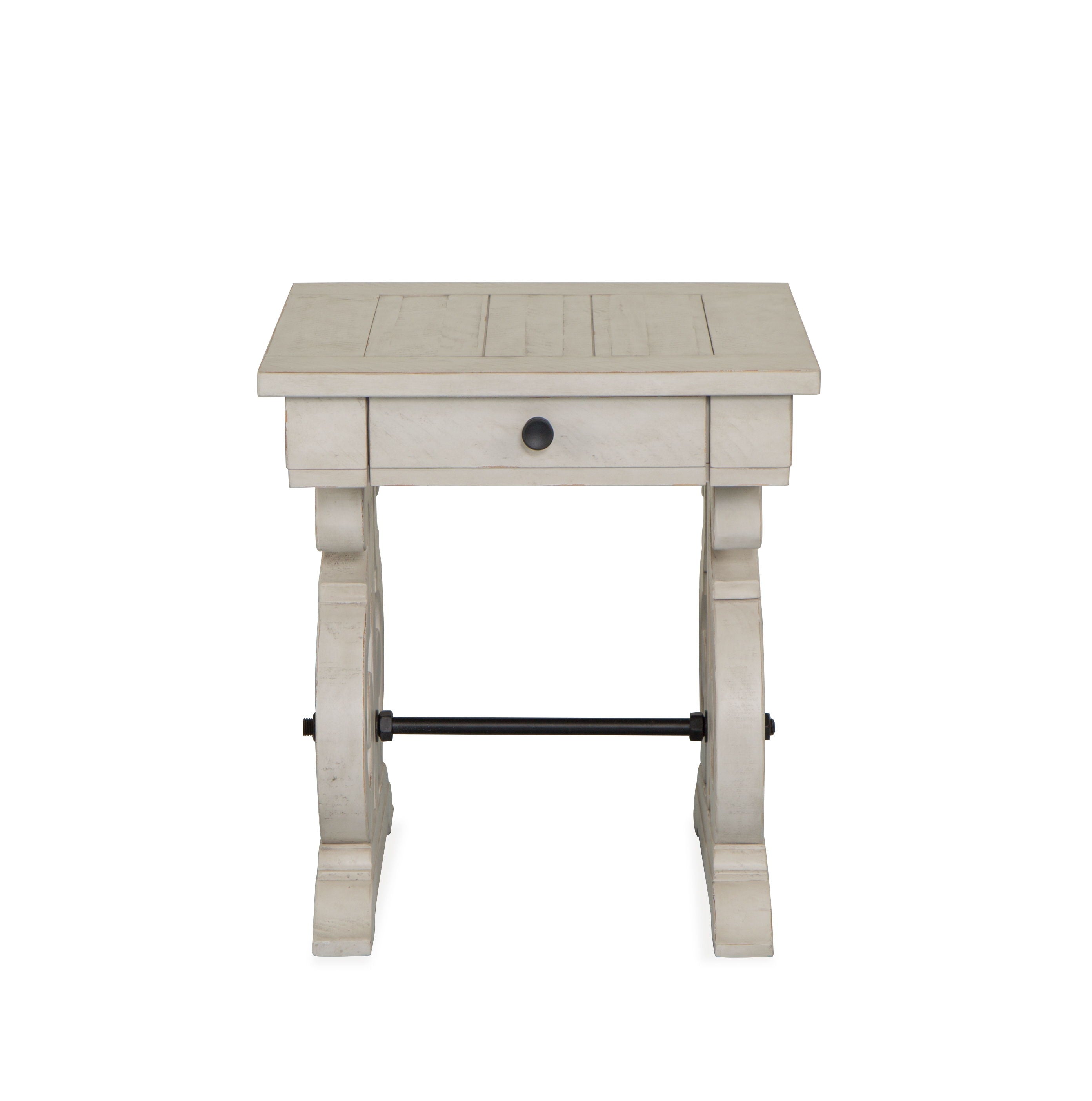 Bronwyn - Rectangular End Table - Alabaster - Premium End Tables from Magnussen Furniture - Just $519! Shop now at brett interiors