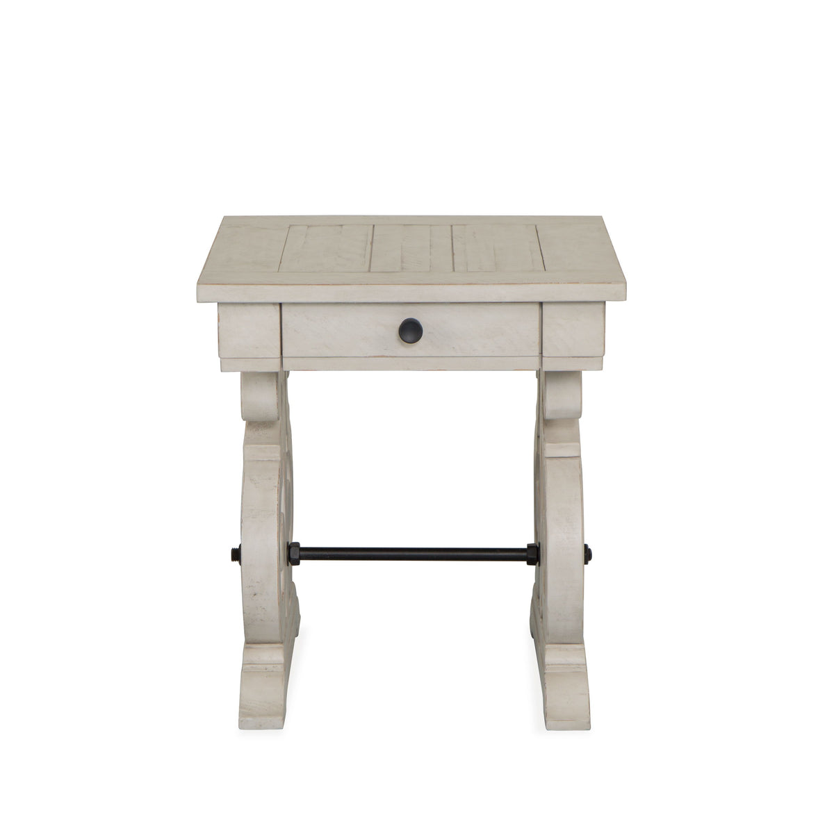 Bronwyn - Rectangular End Table - Alabaster - Premium End Tables from Magnussen Furniture - Just $519! Shop now at brett interiors
