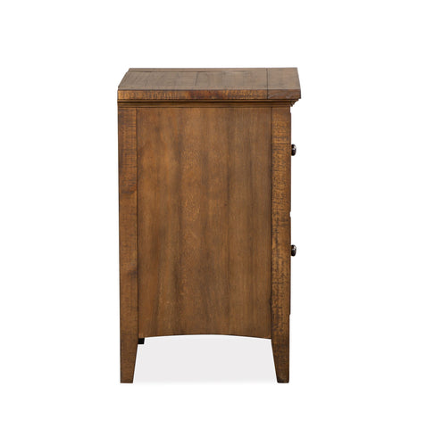 Bay Creek - Small Drawer Nightstand - Toasted Nutmeg - Premium Accent Nightstands from Magnussen Furniture - Just $485! Shop now at brett interiors