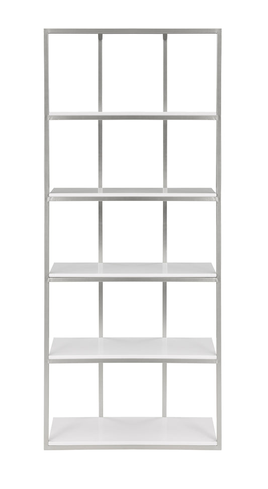 Ingrid - Etagere - Dreamy White / Champagne Lights - Premium Standard Bookcases from Coast2Coast Home - Just $1815! Shop now at brett interiors