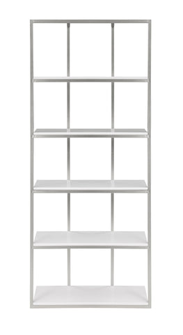 Ingrid - Etagere - Dreamy White / Champagne Lights - Premium Standard Bookcases from Coast2Coast Home - Just $1815! Shop now at brett interiors