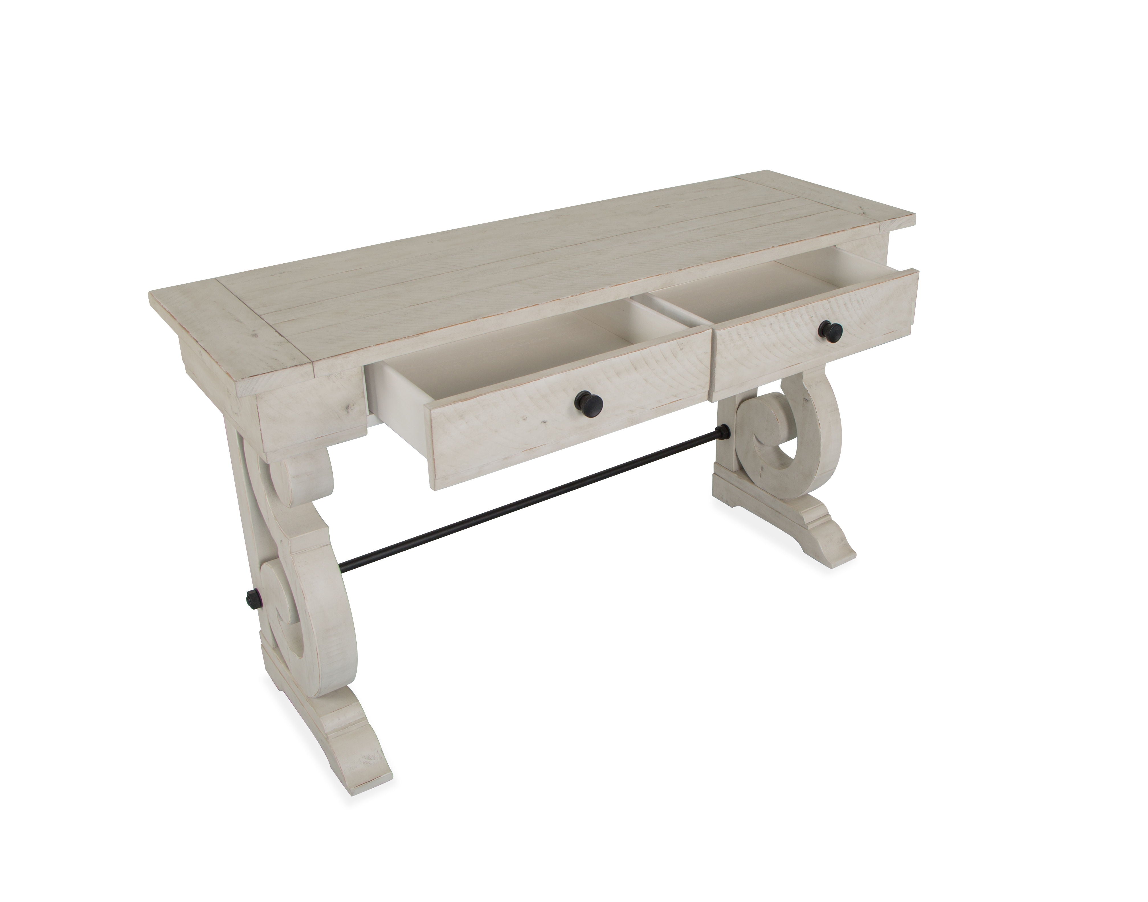 Bronwyn - Rectangular Sofa Table - Alabaster - Premium Sofa Tables from Magnussen Furniture - Just $659! Shop now at brett interiors